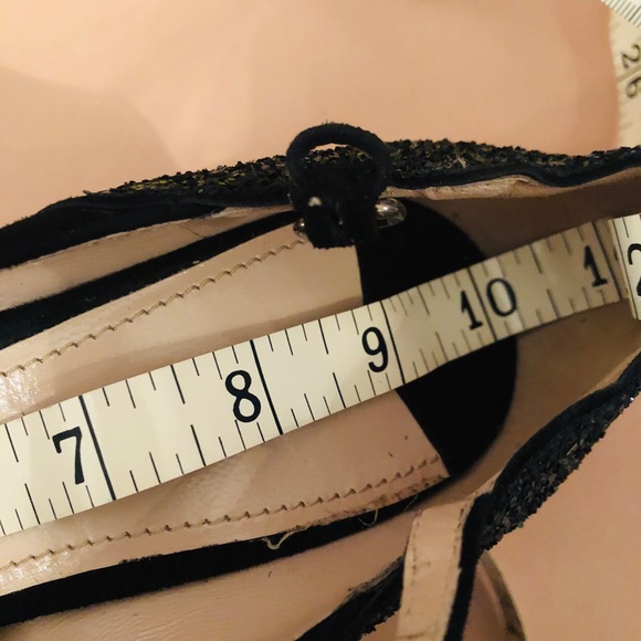 MIU MIU MARYJANE GLITTER PUMPS 38.5 - Picture 6 of 6